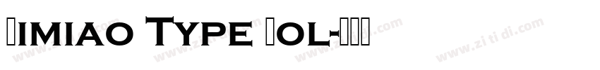 Qimiao Type Bol字体转换